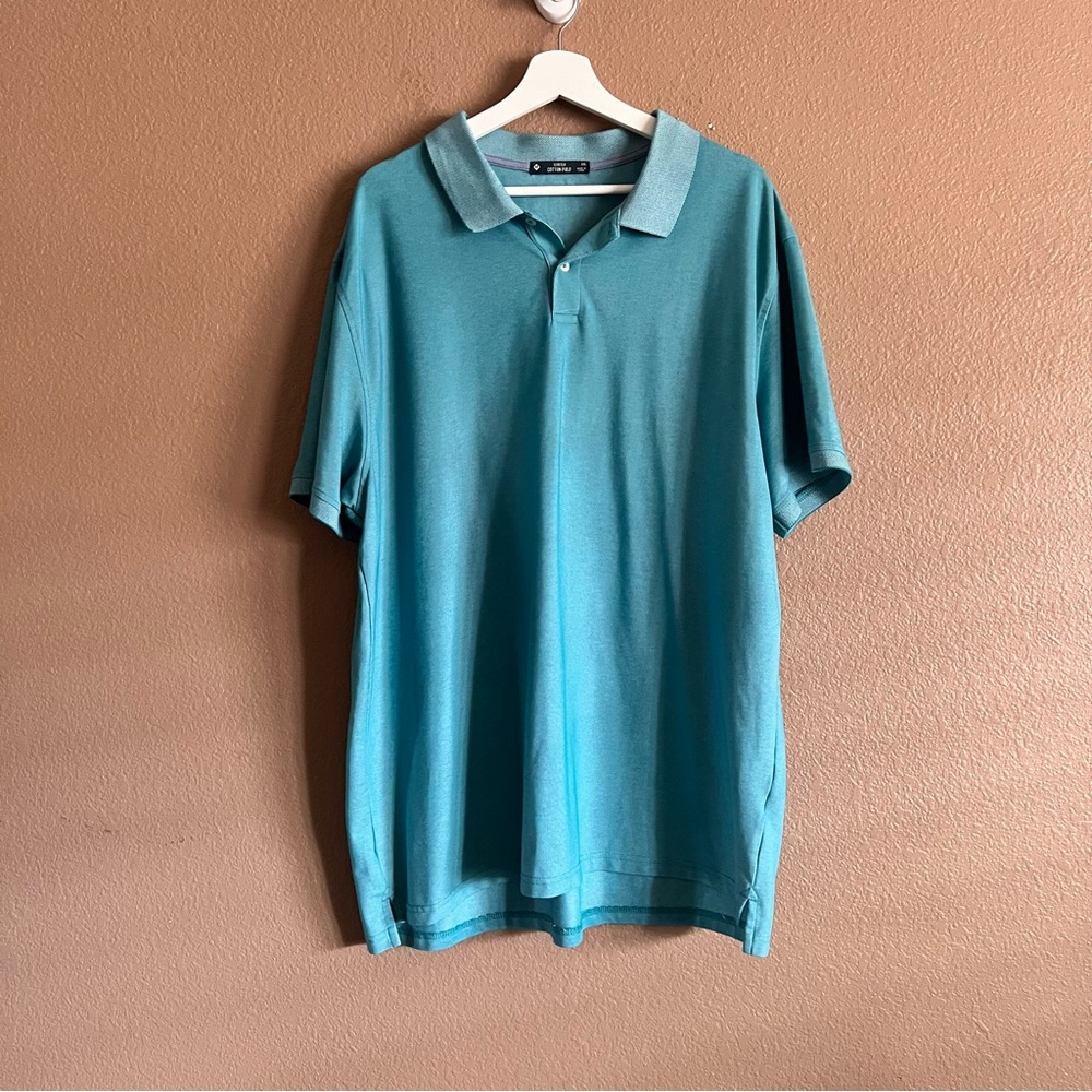 Member’s Mark Men's Teal Polo Shirt Size XXL - Picture 2 of 11